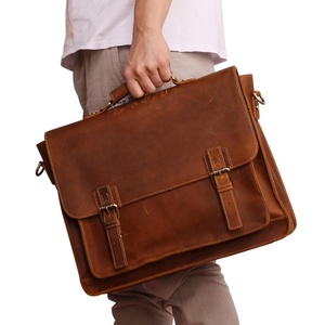 <span class=keywords><strong>de</strong></span> maletín ordenador Vintage abogados Documento Portátil <span class=keywords><strong>de</strong></span> cuero genuino <span class=keywords><strong>de</strong></span> los hombres maletín - Product Image 6