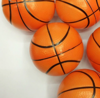 10cm balle Anti-Stress pour enfants jouet basket-ball PU mousse éponge élastique mandarine Orange rebond lent jouet de sport unisexe