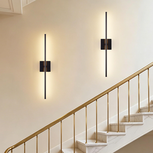 Battery-Powered Dimmable LED Wall Lamp <b>Wireless</b> <b>Light</b> Long Strip Design Warm <b>Light</b> Magnetic Mount Modern Design - Product Image 1