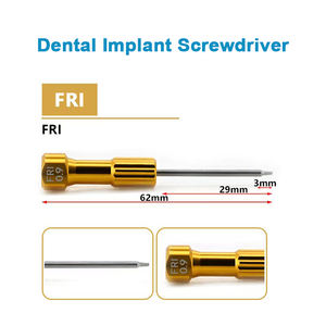 Système d'implant dentaire, tournevis, outil chirurgical, kit de retrait de vis d'implant dentaire, mini tournevis en acier inoxydable dentaire - Product Image 5