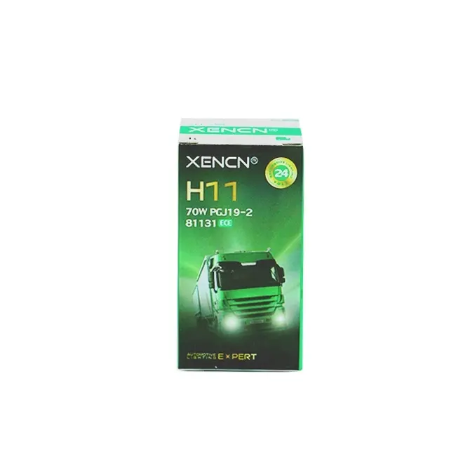 Kamyon otomotiv aydınlatma için XENCN H11 81131 24V 70W PGJ19-2 halojen far ampulü