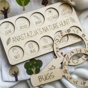 Personnalisé Nouveau Cadeau <span class=keywords><strong>de</strong></span> chasse au trésor nature personnalisé Plaque <span class=keywords><strong>de</strong></span> chasse au trésor nature en bois créative - Product Image 3