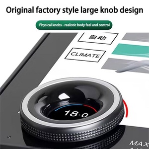 10.25" Climate Control LCD Screen for Land Rover 2017-2020 Discovery 5 AC Panel Easy Installation Touch <b>Physical</b> Control - Product Image 4