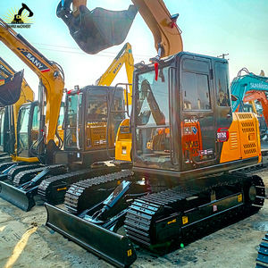 Contrôles conviviaux Grande visibilité Sany SY75 Pelle d'occasion pour les travaux d'aménagement paysager Machine polyvalente - Product Image 4