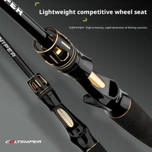Caña de Pescar Doble de Carbono M/MH Cross-border Comere Sniper 2024, Subcaña Ligeramente para Carretera, Ultraligera, Súper Dura, para Pesca de Lubina, 2.1m/2.4m, Acción Rápida - Product Image 2
