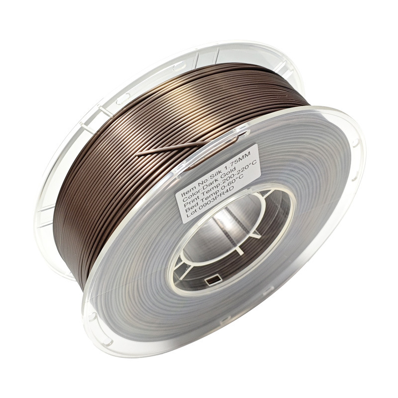 Soie PLA Or Foncé - Poids net 1kg/rouleau