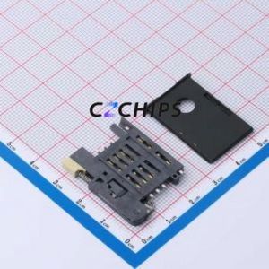 ZX-SIM-483J-2 SIM Card Connector SMD Connector Card Tray Type Mini SIM Card Card Holder 3mm - Product Image 2