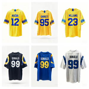 Cuciture di Alta Qualità Personalizzabili # 99 DONALD # 5 DONALD # 95 GARRETT # 9 STAFFORD # Maglia da Football Americano NACUA 12 - Product Image 1