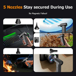 Taşınabilir Güçlü Fan Üfleyici 100000 RPM 2000mAh*2 Kablosuz Şarj Edilebilir El Tipi Elektrikli Araba Kurutucu Jet Toz Üfleyici Hava Temizleyici - Product Image 2