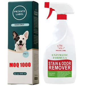 Détachant et déodorant d'usine OEM personnalisé avec étiquette privée Éliminateur d'odeurs d'<span class=keywords><strong>urine</strong></span> pour <span class=keywords><strong>chat</strong></span> et chien pour la maison <span class=keywords><strong>Nettoyant</strong></span> <span class=keywords><strong>enzymatique</strong></span> - Product Image 1