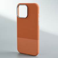 Étui de téléphone en cuir PU élégant de conception professionnelle JOYPORODO L103 pour iPhone 12 13 14 15 16 17 Pro Max avec couverture magnétique cachée