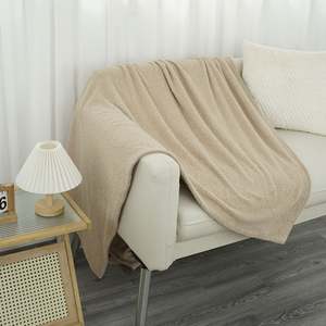 Manta Camel para sofá, mantas suaves, cálidas y esponjosas para mujer, adecuadas para todas las estaciones - Product Image 3