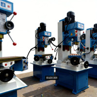 Machine combinée de fraisage et de perçage HUAZHICHUN ZX50, petite machine de fraisage et de perçage verticale