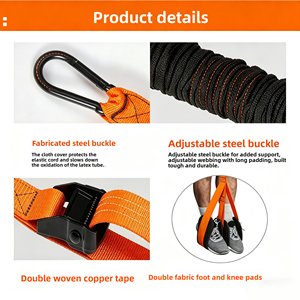 Kit de Bandas de Resistencia de Látex Multinivel RS 350LBS con Anclaje para Puerta, Estribos para Pies y Bandas de Asistencia para Levantamiento de Pesas de Alta Resistencia - Product Image 3