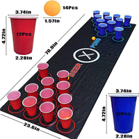 LANDER PVC Pad BALL Set Brettspiel Wasserdichtes Falten für Party familie