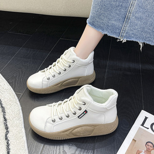 2023 printemps nouveau coréen haut <span class=keywords><strong>petit</strong></span> blanc chaussures <span class=keywords><strong>femme</strong></span> étudiant rue tirer loisirs marchepied chaussures femmes - Product Image 2
