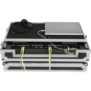 <span class=keywords><strong>Pioneer</strong></span>-Estuche de vuelo con soporte para ordenador portátil, caja de almacenamiento de metal con ruedas y carrito, soporte personalizado, OEM, ODM - Product Image 4