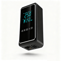 Pompe à air sans fil pour pneus de voiture ABS avec manomètre numérique, compresseur d'air portable rechargeable pour voiture, camion, vélo