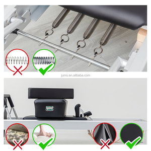 Machine de Reformer Classique de Luxe Personnalisable en Cuir avec Revêtement en Cuir de Couleur et Aluminium, Modèle Cpr01 de Qualité Aérospatiale - Product Image 3