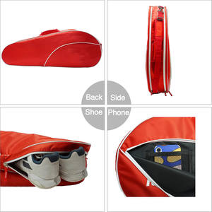 Muestra Gratis, Bolsa de Raquetas Deportiva Portátil de PU, para Pádel, Pickleball, Tenis, Bádminton, Mochila - Product Image 3