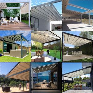 Clearview Bioclimatic ההאפלה נשלף חופה הלובר Pvc בד סוכך פרגולה - Product Image 2