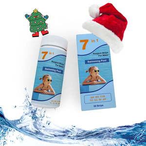OEM ODM 100 Hot Tub Spa <strong>Test</strong> <strong>Strips</strong> - <strong>Quick</strong> Pool Water Testing Kit 7-in-1 Accurate Pool <strong>Test</strong> <strong>Strips</strong> - Product Image 4