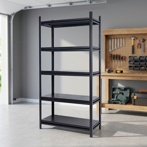 Étagère de présentation pliable réglable en métal noir personnalisée, légère, pour supermarché, installation rapide - Product Image 2