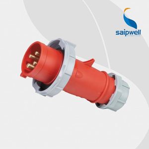 Saipwell IP44 3 P 16A Cee/IEC công nghiệp ổ cắm kết nối bao vây 5 + 3 AC cửa hàng 3 pin cực 63A Đánh giá hiện tại EU cắm tiêu chuẩn - Product Image 6
