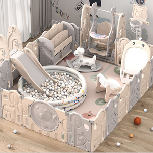 Feelbaby Pliant Intérieur En Plastique Bébé Parc 2023 Nouvelle Clôture Pour Enfants - Product Image 1
