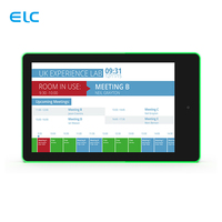 ELC New Business RK3288 Wi-Fi Tablette murale POE NFC Android Écran de salle de réunion de 10.1 pouces avec lumière LED