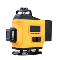 Niveau laser vert 16 lignes pour extérieur, haute visibilité, base rotative, outil d'alignement de précision