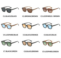 Lunettes de soleil œil-de-chat vintage élégantes et légères UV400 pour femmes et hommes, avec logo personnalisé et design de marque, protection solaire tendance
