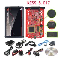 Herramienta de Programación y Ajuste de ECU Versión EU para Kess V2 V5017 para V7020-OBD2, Software BDM Maestro para Autos y Camiones, PCB Rojo, 12V, Windows