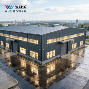 โกดังสำเร็จรูปเชิงพาณิชย์ ติดตั้งรวดเร็ว ODM เหล็กกล้าคาร์บอน Q355B โรงงาน/โรงยิม ทนทาน อายุการใช้งาน 50 ปี - Product Image 1