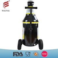 2024 seau à glace extérieur robuste Commercial Portable chariot baril Offest charbon de bois barbecue gril fumeur glacière avec roues