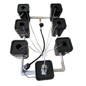 1+6 RDWC Hydroponisches System für Garten und Gewächshaus – 6 x 5-Gallonen-Eimer - Product Image 2