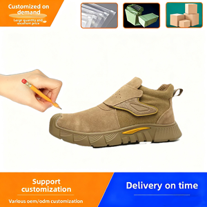 Custom Logo <b>Men's</b> <b>Boots</b> Spark Resistant Welder Shoes Anti Smash Puncture Resistant <b>Work</b> Shoes Rubber Outsole <b>Men</b> Safety Shoes - Product Image 5