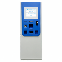 Machine de kiosque de distributeur de jetons de vente de billets pour accepter le paiement en espèces