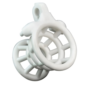 FRRK Jaula de Castidad Rosa para Hombre, Dispositivo de Acero Inoxidable, Cinturón de Castidad, Juguetes para Hombres, Metal, BDSM, Sex Shop, Anillo de Bloqueo para Pene - Product Image 5