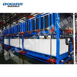 Stainless steel 20Ton per day direct evaporation block ice machine fresh food edible