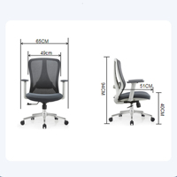 Chaise de bureau ergonomique haut de gamme 360 °   Chaise de direction pivotante avec appui-tête pour longues heures de travail pour fournisseur de mobilier de bureau