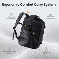 Sac à dos de voyage décontracté minimaliste de grande capacité, personnalisable/OEM, multifonctionnel, imperméable, pour ordinateur portable