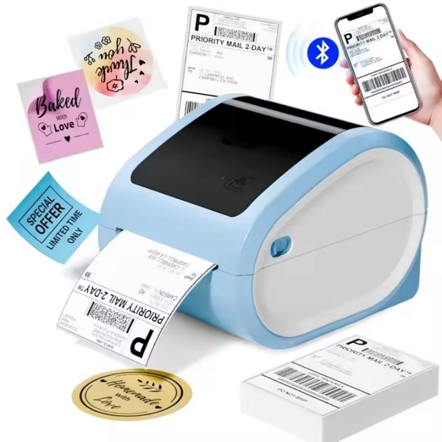 Thermal Shipping Label Printer 4x6 BT Portable Desktop Shipping Printers