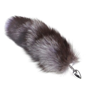 Queue de loup en métal, plug anal en fausse fourrure, accessoire de cosplay, jouet pour adultes, pour hommes, femmes, couples, jeux de rôle - Product Image 3