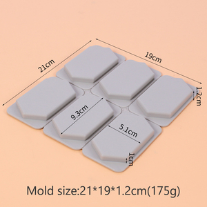 Ornements suspendus résine bijoux tablettes d'aromathérapie moules en cire de Silicone - Product Image 5