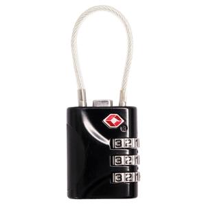 <span class=keywords><strong>Candado</strong></span> de Cable Kamal TSA 528 Reajustable de 3 Dígitos, Certificado por la TSA, de Aleación de Zinc, para Bolsa de <span class=keywords><strong>Golf</strong></span>, Equipaje y Maleta - Product Image 1