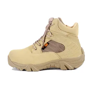 stain resistant leather multi-function tan tactical series desert boots