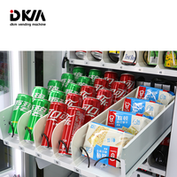 Distributeur Automatique DKM Personnalisé Combo Boissons Canettes Bouteilles et Snacks Machine Distributrice 2024