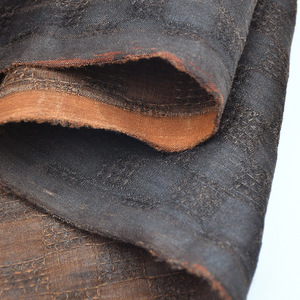 100% ramie Jacquard xiangyun vải cổ điển tự nhiên sông bùn nhuộm đắt tiền áo dài hàng đầu quần chải thô sợi ngang dệt sợi - Product Image 4