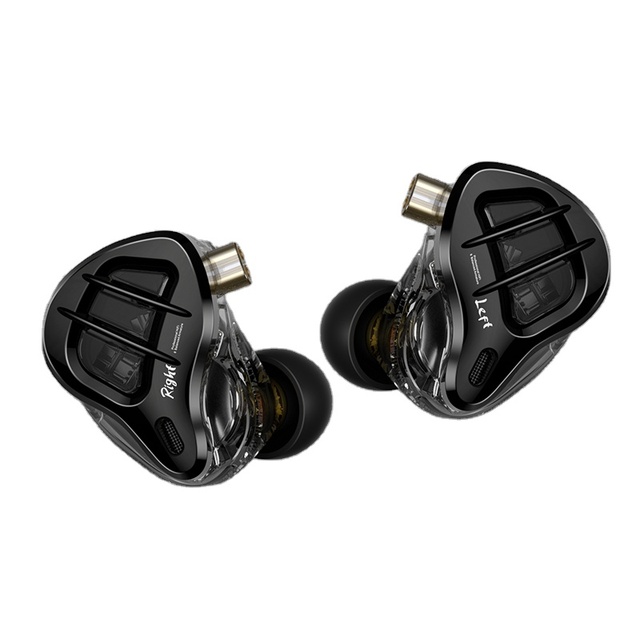 Original KZ ZAR Metal Earphones 1DD+7BA Hybrid Technology HIFI Bass Earbuds in Ear Monitor Headphone Sport Noise Cancelling Head